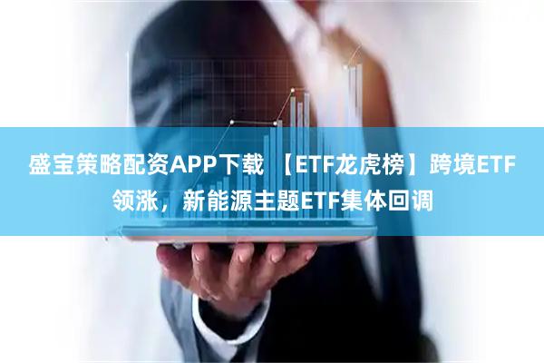 盛宝策略配资APP下载 【ETF龙虎榜】跨境ETF领涨，新能源主题ETF集体回调