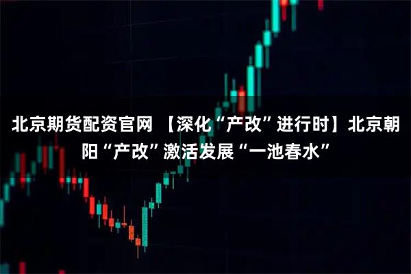 北京期货配资官网 【深化“产改”进行时】北京朝阳“产改”激活发展“一池春水”